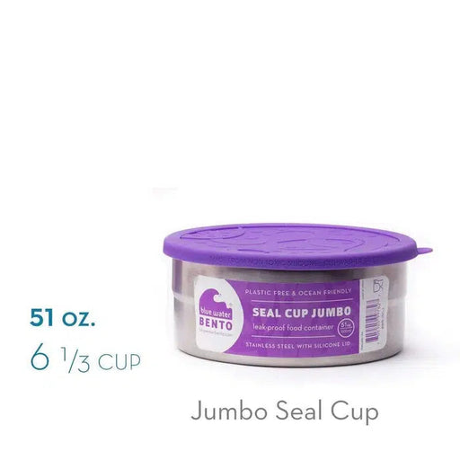 ECOlunchbox Leak Proof Blue Water Bento Wet Seal Cup Jumbo-Simply Green Baby