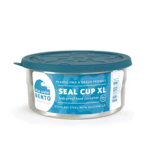 ECOlunchbox Leak Proof Blue Water Bento Wet Seal Cup XL-Simply Green Baby