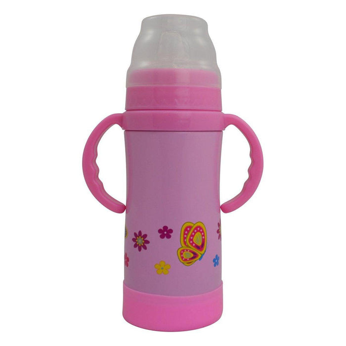 EcoVessel Insulated Sippy Bottle-Simply Green Baby