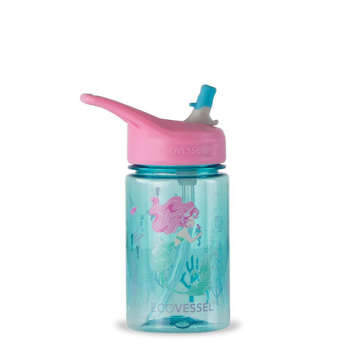 EcoVessel Splash Straw Water Bottle-Simply Green Baby