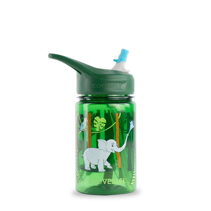 EcoVessel Splash Straw Water Bottle-Simply Green Baby