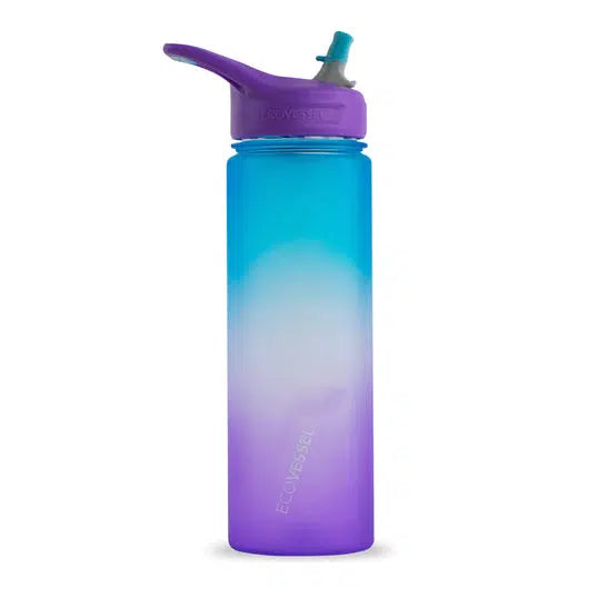 EcoVessel The Wave Straw Water Bottle-Simply Green Baby