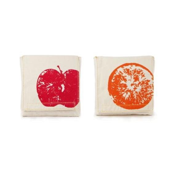 Fluf Organic Snack Packs - Apples + Oranges-Simply Green Baby