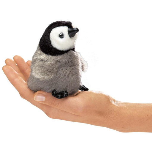 Folkmanis Finger Puppet - Baby Emperor Penguin-Simply Green Baby