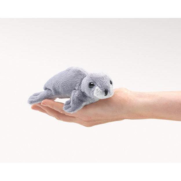 Folkmanis Finger Puppet - Monk Seal-Simply Green Baby