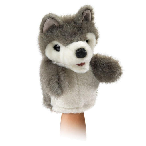 Folkmanis Little Puppet - Wolf-Simply Green Baby