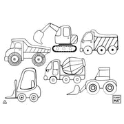 Funny Mat, Colouring Mat-Simply Green Baby