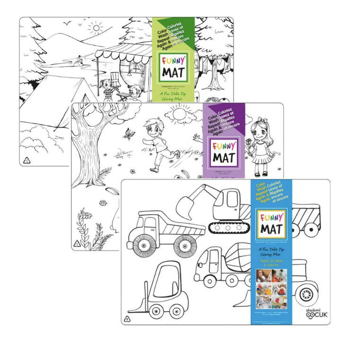 Funny Mat, Colouring Mat-Simply Green Baby