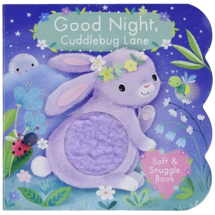 Good Night Cuddlebug Lane Soft + Snuggle Book-Simply Green Baby