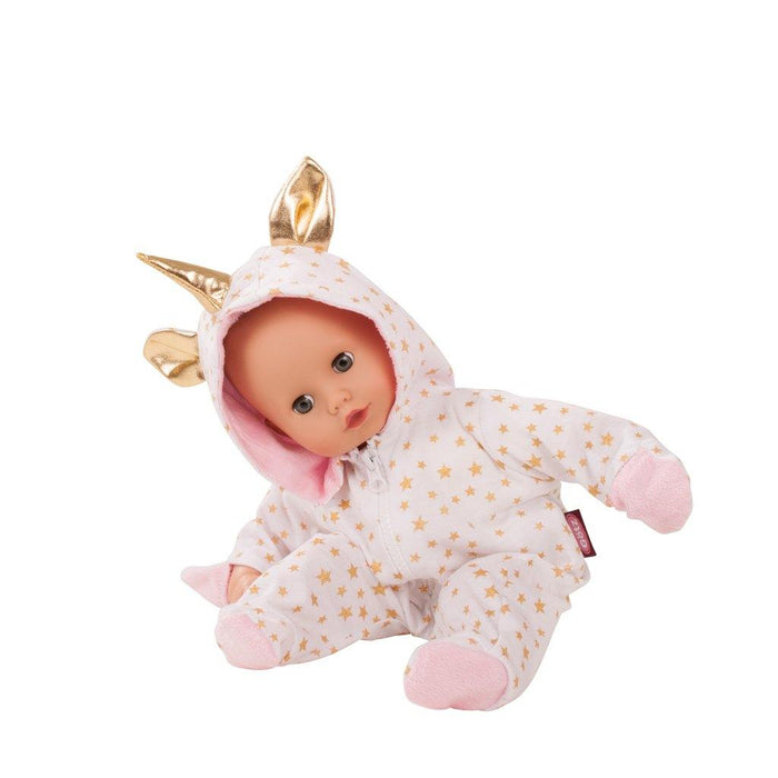 Gotz Doll 13" Clothes - Onesie Unicorn-Simply Green Baby