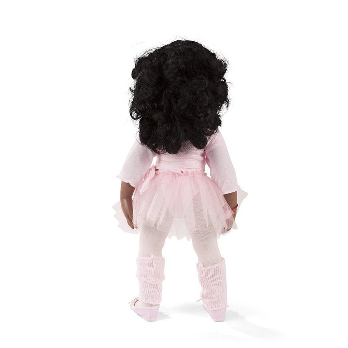 Gotz Hannah Standing Doll 19.5" - At the Ballet, Afro-American-Simply Green Baby