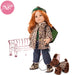 Gotz Hannah Standing Doll 19.5" - Hannah in Green Plaid + Her Dog-Simply Green Baby