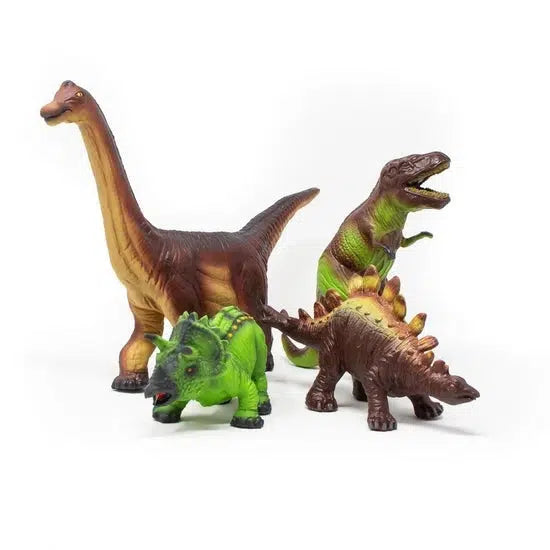 Green Rubber Toys - Dinosaurs-Simply Green Baby