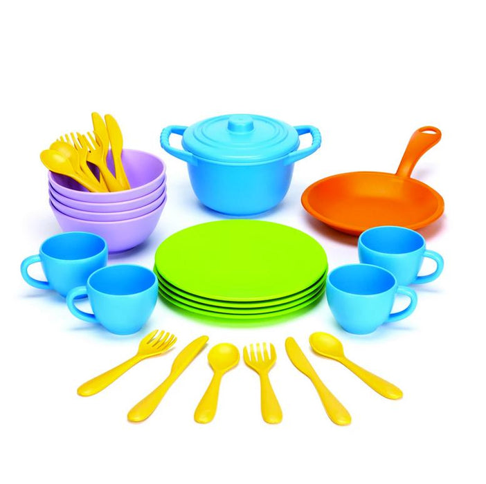 Green Toys - Cookware + Dining Set-Simply Green Baby