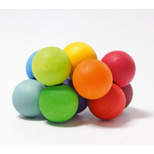 Grimm's Rainbow Beads Grasper-Simply Green Baby