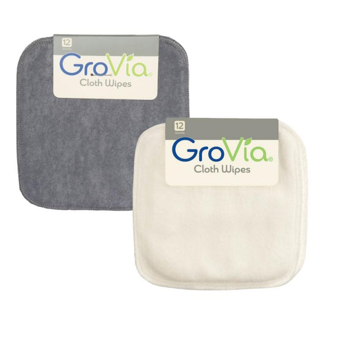 GroVia Reusable Cloth Wipes-Simply Green Baby