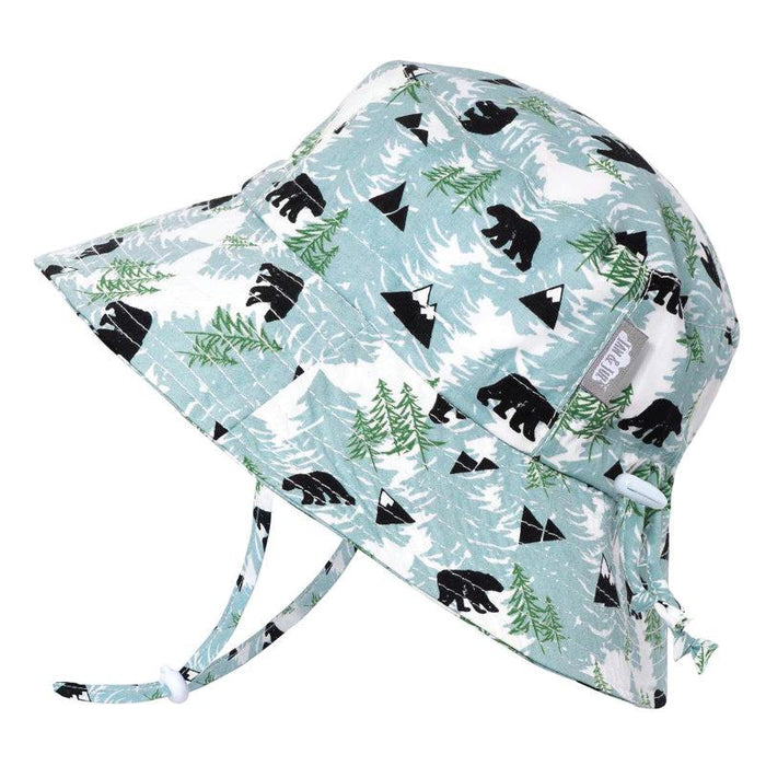 Grow With Me Cotton Bucket Hat-Simply Green Baby