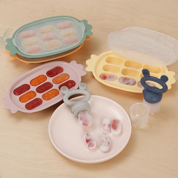 Haakaa Silicone Freezer Feeder Nibble Tray-Simply Green Baby