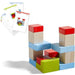 Haba 3D Arranging Game - Wooden Building Blocks, Four By Four-Simply Green Baby