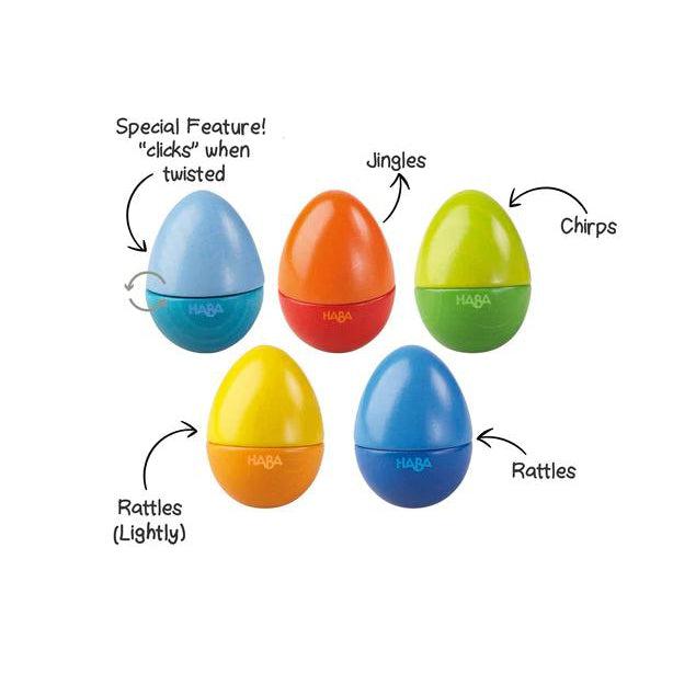 Haba Musical Eggs-Simply Green Baby