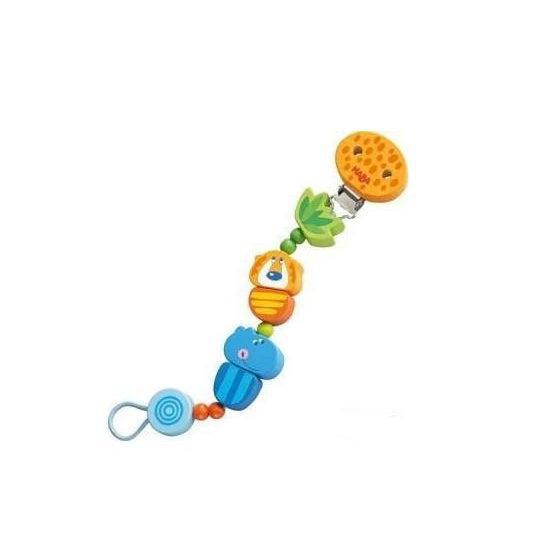 Haba Pacifier Chain - Jungle Friend, Lion-Simply Green Baby