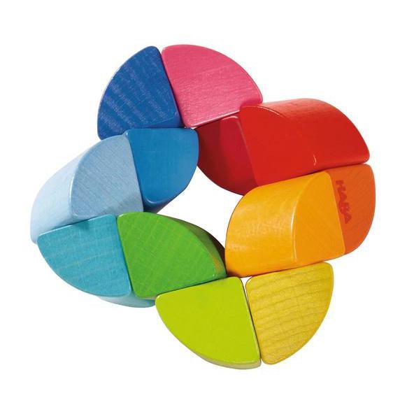 Haba Rainbow Clutching Toy-Simply Green Baby