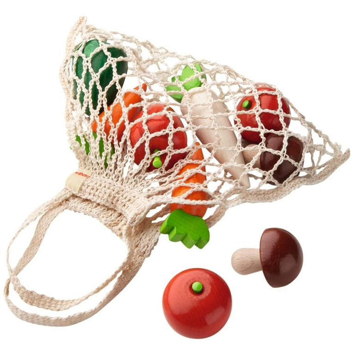 Haba Wooden Vegetables in Shopping Net-Simply Green Baby