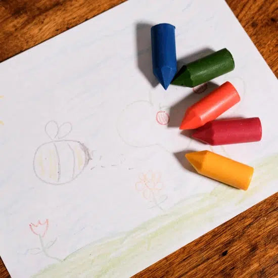 Handmade Beeswax Crayons-Simply Green Baby