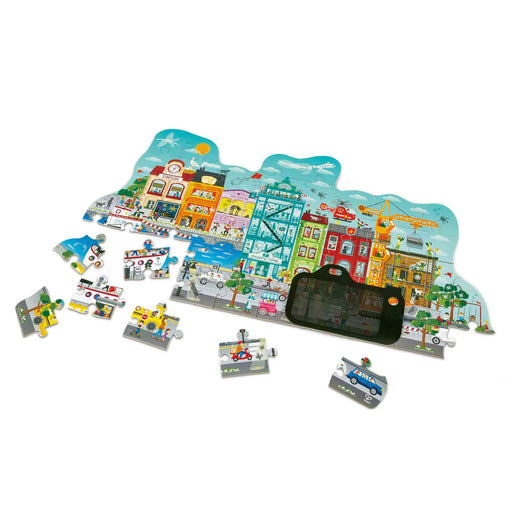 Hape Animated City Puzzle-Simply Green Baby