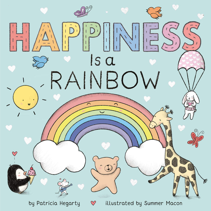 Happiness is A Rainbow Board Book-Simply Green Baby