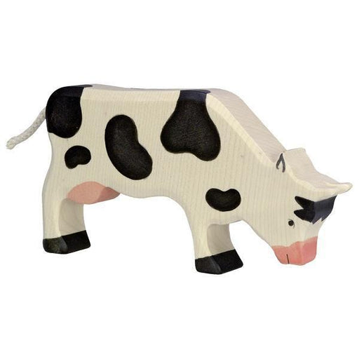 Holztiger - Cow, Black, Grazing-Simply Green Baby
