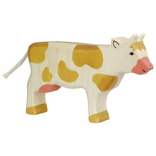 Holztiger - Cow, Brown, Standing-Simply Green Baby