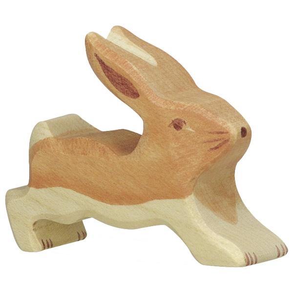 Holztiger - Hare, Small, Running-Simply Green Baby