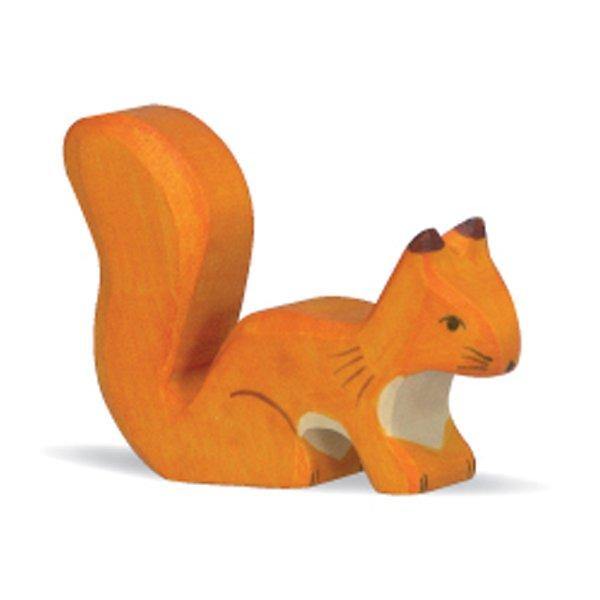 Holztiger - Squirrel, Standing, Orange-Simply Green Baby