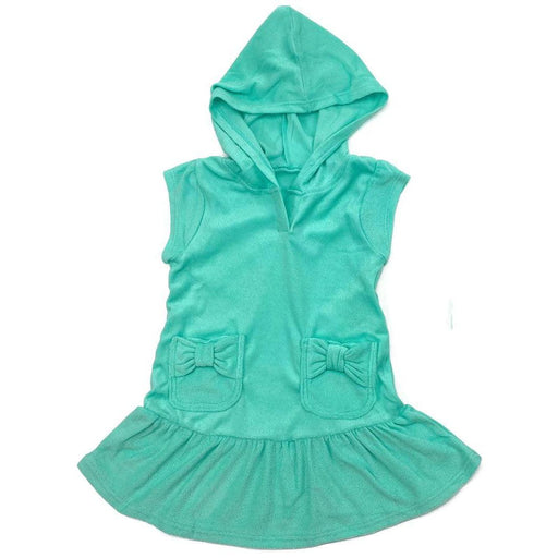 Hula Star Terry Cover-Up Set, Mermaid Blue-Simply Green Baby
