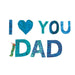 I Love Dad from The Very Hungry Caterpillar-Simply Green Baby