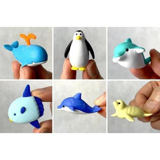 Iwako Miniature Puzzle Erasers - Marine Animals Collection-Simply Green Baby