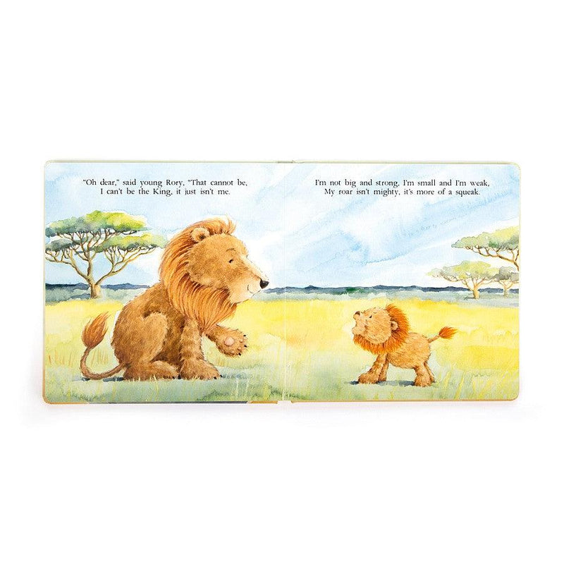 Jellycat The Very Brave Lion Book-Simply Green Baby