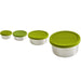 Keep Leaf Stainless Steel Food Containers - Green Lid-Simply Green Baby
