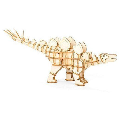 Kikkerland 3D Wooden Puzzle - Stegosaurus-Simply Green Baby