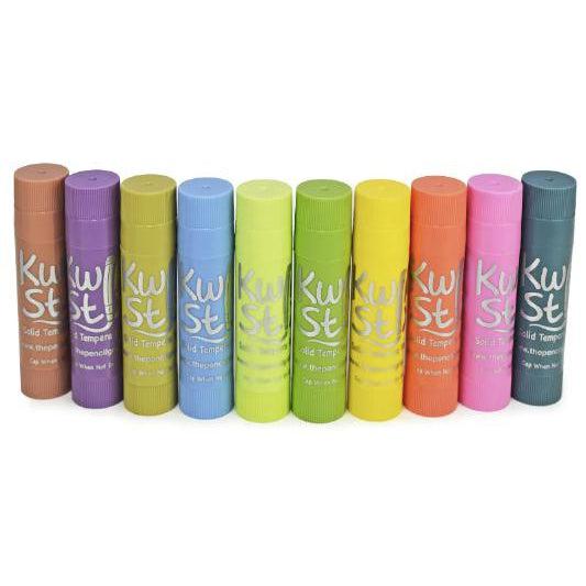 Kwik Stix Solid Tempera Paint - 10 Pastel Colours-Simply Green Baby