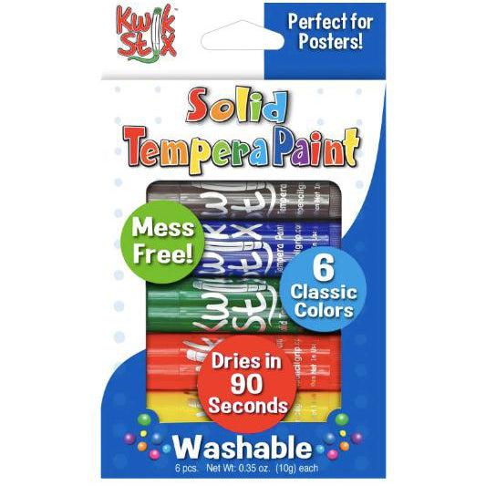 Kwik Stix Solid Tempera Paint - 6 Classic Colours-Simply Green Baby
