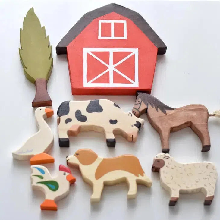 Large wooden hot sale farm animals