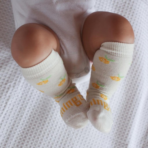 Lamington Baby Merino Knee High Socks - Buttercup-Simply Green Baby