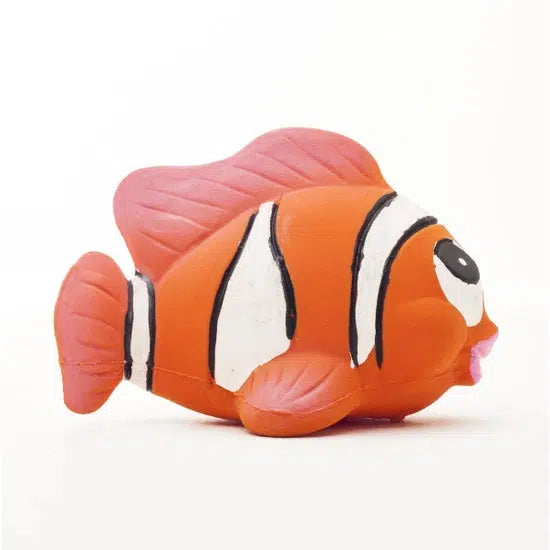 Lanco Natural Rubber Bath Toy - Clownfish Pili with Squeaker-Simply Green Baby