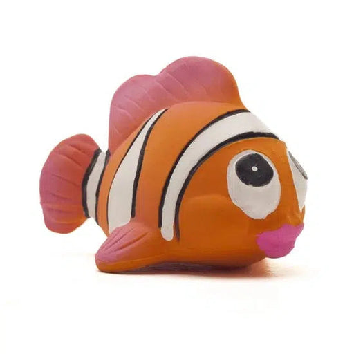 Lanco Natural Rubber Bath Toy - Clownfish Pili with Squeaker-Simply Green Baby