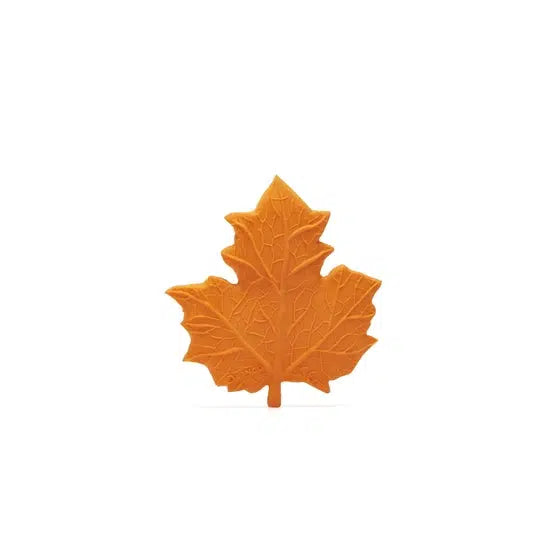 Lanco Natural Rubber Teether - Maple Leaf-Simply Green Baby