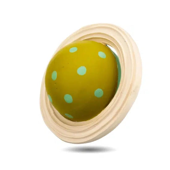 Lanco Natural Rubber Teether - Saturn Ball-Simply Green Baby