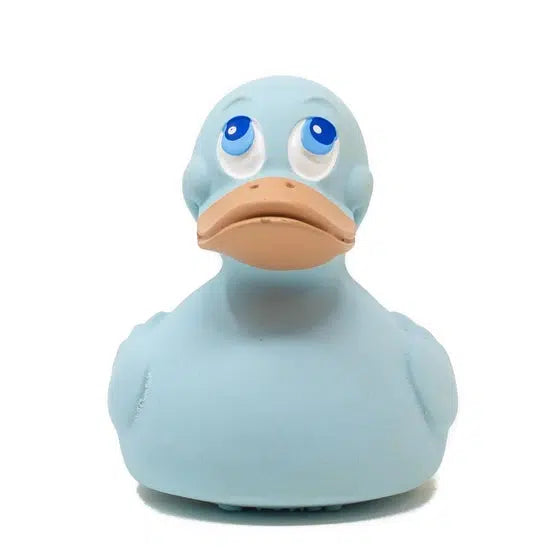 Lanco Natural Rubber Toy - Blue Duck (Fully Sealed)-Simply Green Baby