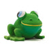 Lanco Natural Rubber Toy - Frankie The Frog with Squeaker-Simply Green Baby